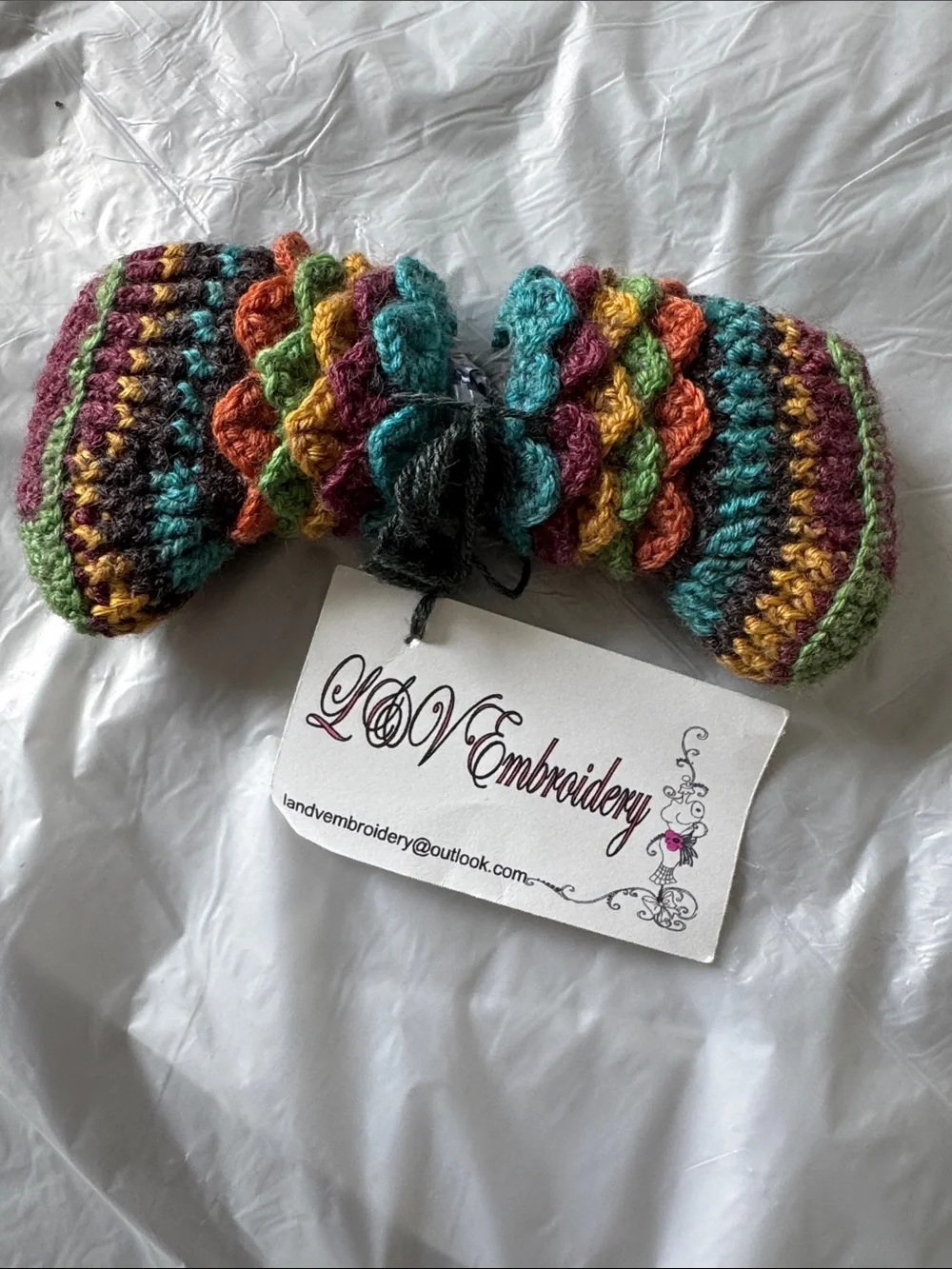 Handmade Multicolor baby booties perfect for gifting
